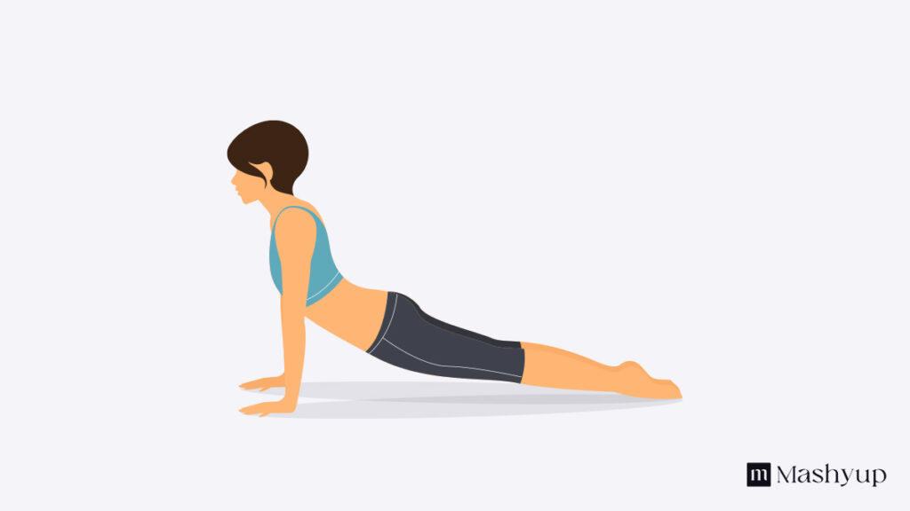 Steps to do Bhujangasana